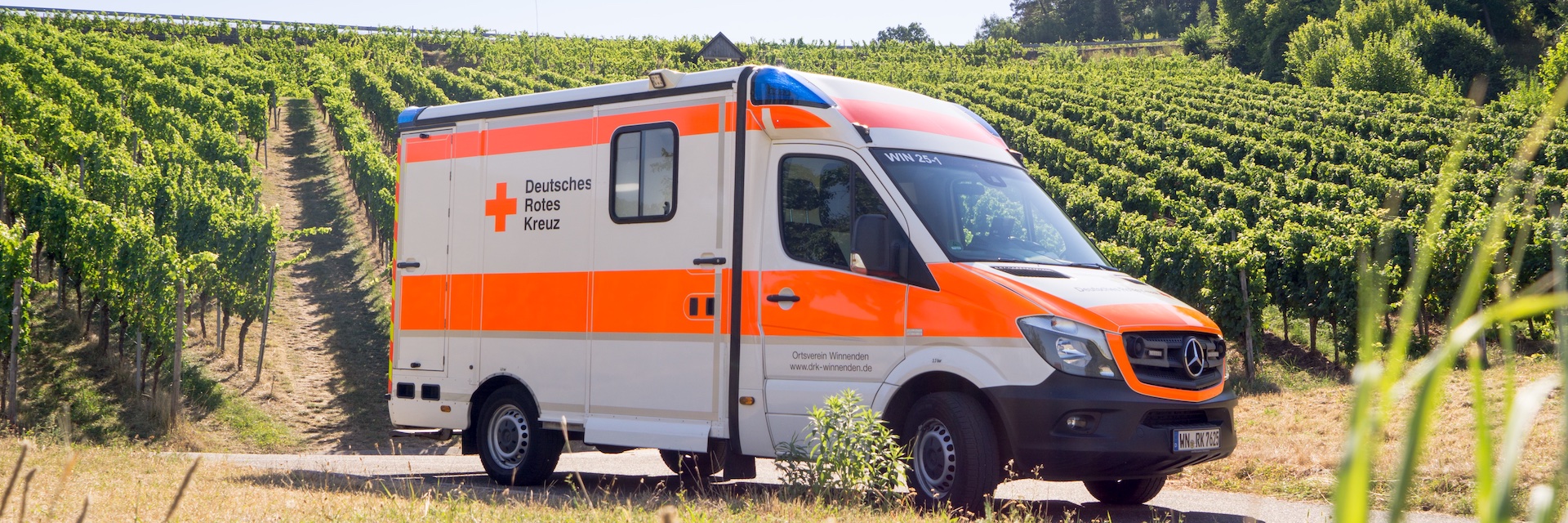 Foto: Ein Krankentransportwagen der Bereitschaft Winnenden