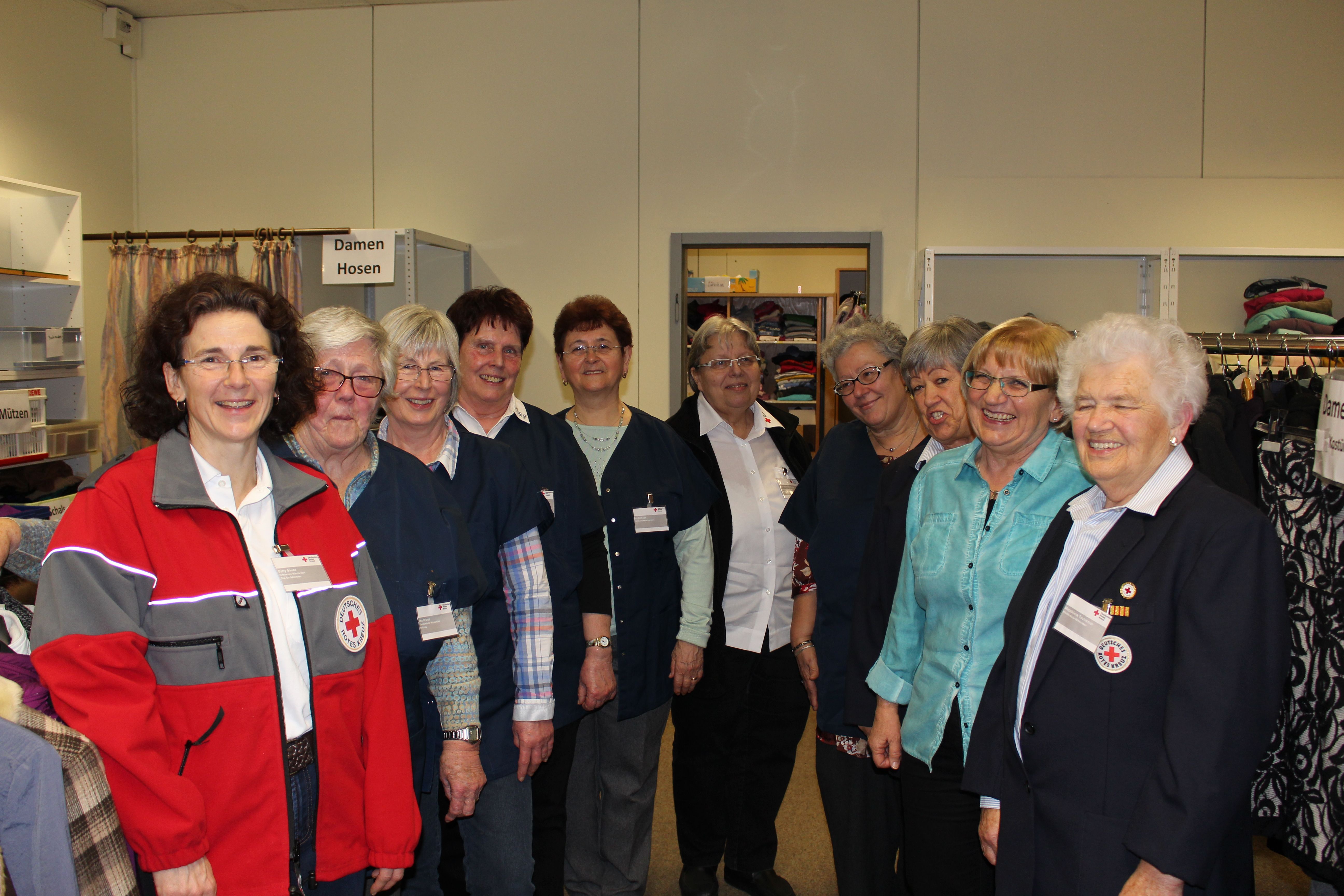 Foto: Das Team der DRK Kleiderstube